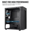 AeroCool Geh Midi Hexform-G v2  MicroATX/MiniITX (B) Podgląd zdjęcia produktu 5