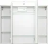 Bologna 3D-Spiegelschrank, graphitgrau, LED-Aufbauleuchte Produktbild-Vorschau 7