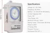 Mechanische 24-Stunden-Zeitschaltuhr IP53 – Programmierbare Produktbild-Vorschau 10