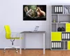 Wallario Premium Leinwandbild Waldfreunde im Dialog in Produktbild-Vorschau 3