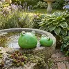 Porzellan Schwimmdeko Frosch Figur 8 + 6 cm - 2er Set - Produktbild-Vorschau 7