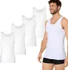 NUR DIE Herren Unterhemd 4-Pack Basic Alltag Tanktop - weiß Produktbild-Vorschau 1