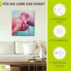 ARTland Leinwandbild Flamingo Größe: 50x50 cm Produktbild-Vorschau 2