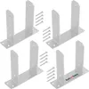 KOTARBAU® 4 pz Staffe per Pali TT Fissaggio Pali Legno Anteprima dell’immagine prodotto 1