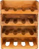 vidaXL Casiers à vin 4 pièces pour 16 bouteilles Bois Voir les images du produit 4