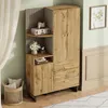 Armadio compatto Merax 110x186x38 cm, armadio da corridoio Anteprima dell’immagine prodotto 2