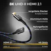 deleyCON 1,5m 8K HDMI 2.1 Verlängerungskabel - für TV, Produktbild-Vorschau 4