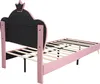 Flieks Lit rembourré 90x200cm avec tête de lit en forme de Voir les images du produit 10