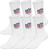 NFL Uni Socken, 6er Pack - NFL Shield 6Pack Crew Socks, Produktbild-Vorschau 1