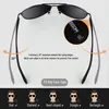CGID Piloten Sonnenbrille Polarisiert Metallrahmen Al MG Produktbild-Vorschau 5