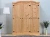 3Trg Massiv Kiefer Mexico Kleiderschrank "New Mexiko" Produktbild-Vorschau 12