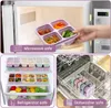 5er-Pack Bento-Lunchboxen, Snackbehälter mit 4 Fächern, Produktbild-Vorschau 4