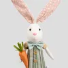 HOMLA KALLE Lapin de Pâques nain debout avec carotte 55 cm Voir les images du produit 5