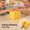 Gelber Käse-Quetsch-Spielzeug, weiches, langsam Produktbild-Vorschau 2