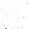 Trommelkomposter Rotierender Komposter für Garten 160 Liter Produktbild-Vorschau 8