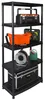 Kreher XL Schwerlastregal "Optimo" mit 5 Böden in Schwarz Produktbild-Vorschau 2