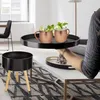 ONVAYA® Beistelltisch-Set Sofia klein Ø35cm | schwarz/holz Produktbild-Vorschau 5