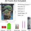 Malen nach Zahlen Diamond Painting Baby Yoda: Kreatives Produktbild-Vorschau 7