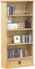 vidaXL Armadio CD  52x17,5x103 cm in legno di pino Anteprima dell’immagine prodotto 2