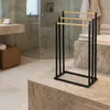 Relaxdays, soporte para toallas, dimensiones: 76 x 45 x Vista previa de la imagen del producto 5