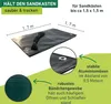 Sandkasten Abdeckplane mit Kordel 1,7x1,7m Produktbild-Vorschau 2