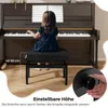 Sgabello per pianoforte regolabile in altezza COSTWAY, Anteprima dell’immagine prodotto 5