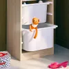 sweeek - Kindermöbel mit 4 Aufbewahrungsfächern - Natur Produktbild-Vorschau 5