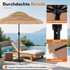 COSTWAY, ombrellone da giardino "Hawaii" da 250 cm, con Anteprima dell’immagine prodotto 8