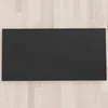 A black shower tray on a light wooden floor. Produktbild-Vorschau