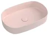 INFINITY OVAL Aufsatzwaschbecken, 55x36cm, Rosa Salmon Produktbild-Vorschau 1