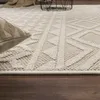Teppich Wohnzimmer Kurzflor Skandi Boho Muster Geometrisch Produktbild-Vorschau 2
