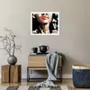 Poster - Poster ohne Rahmen - Öl Mund Frau - 50x40 cm - Produktbild-Vorschau 6