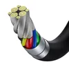 Baseus, USB-C / USB-C Kabel 100W 2m Schnellladung, Schwarz Produktbild-Vorschau 4