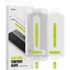 The image shows the packaging and installation guide for a Ringke Easy Slide Tempered Glass screen protector for a Galaxy S24 Ultra. Produktbild-Vorschau