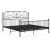 VidaXL 324859, Schwarz, 2,04 m, 2,06 m, 131 cm, 2000 x 2000 Produktbild-Vorschau 5