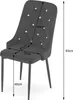 Stolička Valora AMORE - Harne x4 | Sada 4 elegantných Náhľad obrázku produktu 6