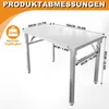 TWOLIIN Edelstahl klapptisch mit 300 kg Tragkraft und Produktbild-Vorschau 2