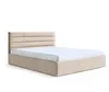 Sofello Polsterbett  200x200 Metall-Lattenrost Beige Velour Produktbild-Vorschau 2