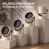 Stolní a nástěnný ventilátor, barva krémová, 5 rychlostí | Náhled obrázku produktu 9