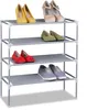 Relaxdays Scaffale per scarpe in tessuto con sistema a Anteprima dell’immagine prodotto 1