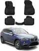 2015-2022 BMW X1 F48 Tappetini TPE Nero 4 pezzi Anteprima dell’immagine prodotto 1