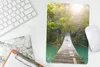 MuchoWow® Mauspad Mousepad Dschungel - Wasser - Brücke - Produktbild-Vorschau 5
