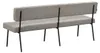 Bronx71 Esszimmerbank recycelter Stoff Espen taupe 190 cm Produktbild-Vorschau 15
