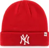 47 Brand MLB Small Cuff Raised Embroidered Logo Red/White Produktbild-Vorschau 1
