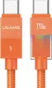 Usams U93 240 W USB-C na USB-C kábel 1,2 m oranžový Náhľad obrázku produktu 1