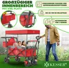 KESSER® Bollerwagen faltbar GT9000 Handwagen mit Dach | Produktbild-Vorschau 2
