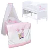 Baby-Delux Babybett Kinderbett Natalie Princess 70x140 Weiß Produktbild-Vorschau 1
