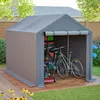 Casetta porta attrezzi 296x190x200 cm con porta Productafbeelding-voorbeeld 1