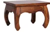 Wohnling Sheesham Couchtisch Massiv 60 x 60 cm Opium Form Produktbild-Vorschau 3
