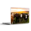 MuchoWow® Laptop Aufkleber Sticker Cover Kühe - Hügel - Produktbild-Vorschau 1